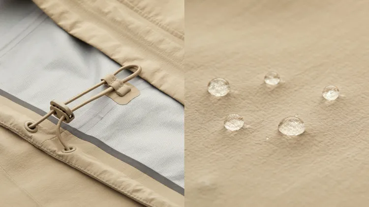 首度採用三層透氣防水面料加強防水性能。品牌提供