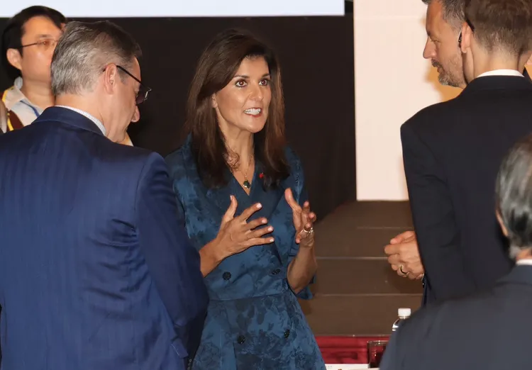 美國前駐聯合國大使海莉（Nikki Haley）。記者莊宗達攝