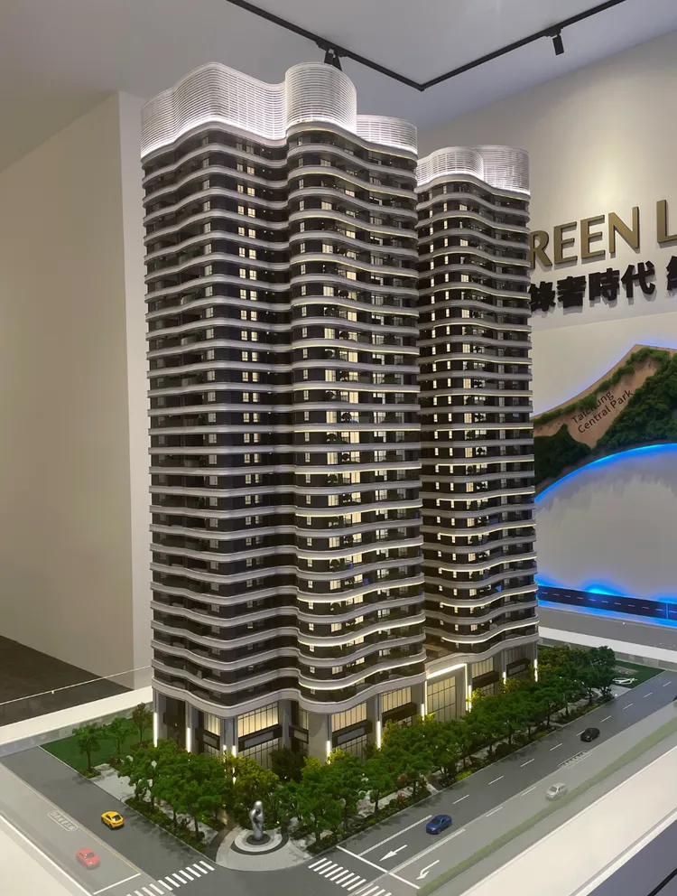 「當代首馥」模型照。張瑞傑攝