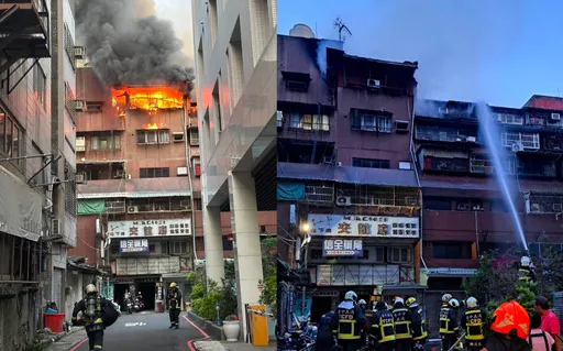 台中鬧區透天5樓大火　獨居婦1樓做回收逃劫數！鄰婦驚嚇送醫