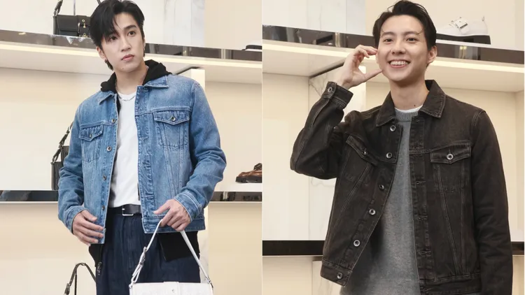 婁峻碩（左）、彭千祐（右）換上MK系列。品牌提供