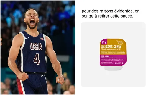 巴黎奧運｜氣噗噗！柯瑞狂砍8個三分球粉碎法國男籃金牌夢　地主國麥當勞考慮停供撞名「Curry」醬