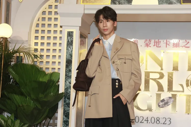 林郁婷帥氣亮相。彭欣偉攝