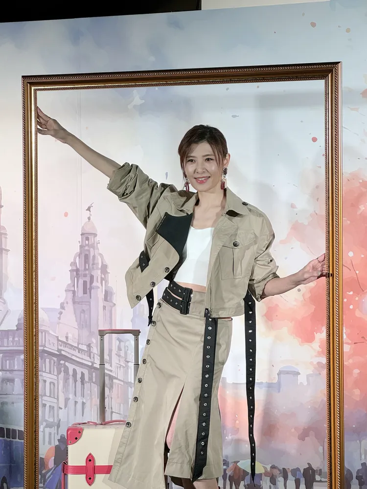 蘇慧倫笑說擔心以後要怎麼唱歌。劉旻君攝