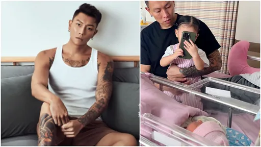 「行走費洛蒙」瘦子升格二寶爸!愛妻生下超萌女娃