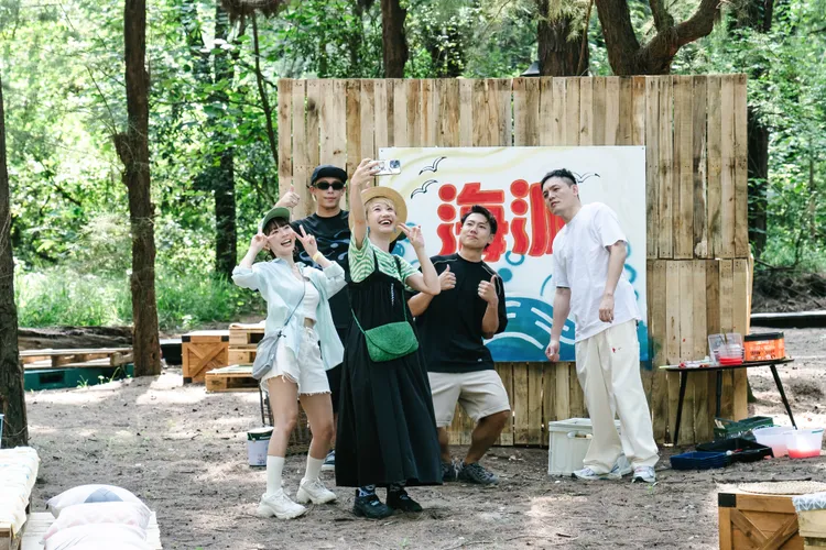 Lulu、玖壹壹、林莎攜手經營「海派市集」。東森綜合提供