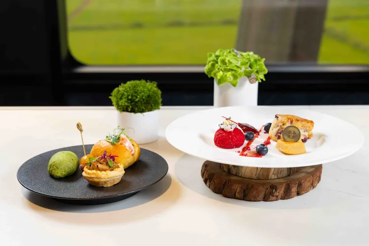 「鳴廚 X 明廚」限定趟次下午茶菜色。業者提供