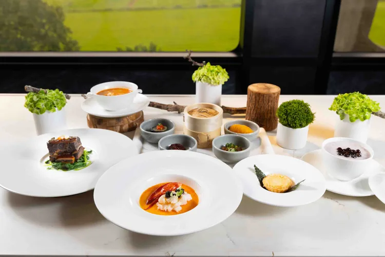 「鳴廚 X 明廚」限定趟次午餐菜色。業者提供