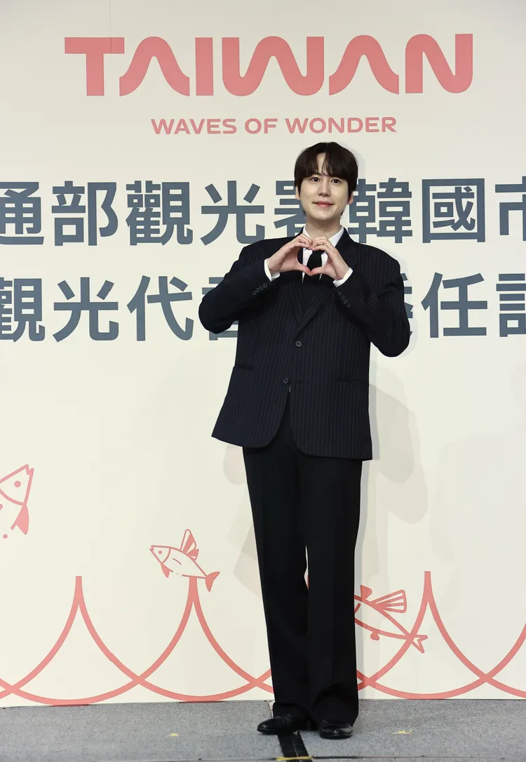 圭賢代言台灣觀光。攝影中心攝