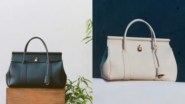 其包身廓形典雅大方，並點綴有金屬細節。品牌提供