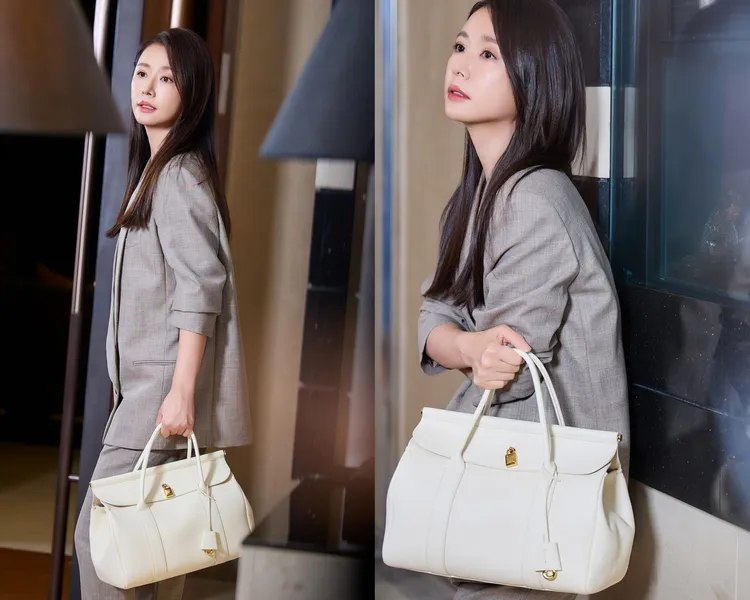 林心如演繹Loro Piana最新Loom包款。翻攝林心如IG