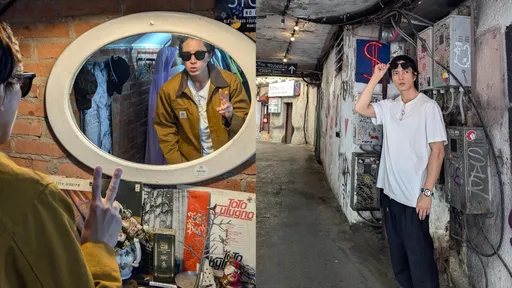 山下智久逛二手衣店對鏡耍帥 喬治亞拍戲寶格麗帥錶不離身