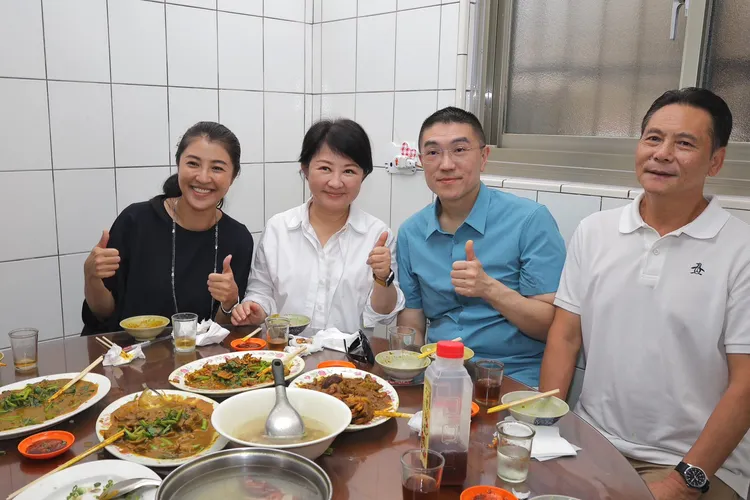 謝國樑、盧秀燕、許淑華、林沛祥。國民黨基隆市黨部提供