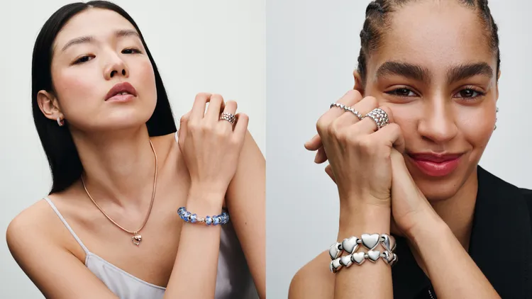 PANDORA將滿滿的愛心符碼結合飾品。品牌提供