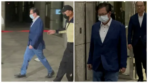 鄭文燦關47天交保！頭髮斑白「瘦一圈肥肚消失」　大哥陪同急返台北