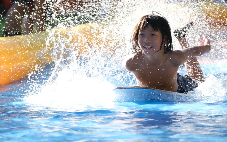 沙板、滑板、抱石等戶外體驗高手雲集，。業者提供