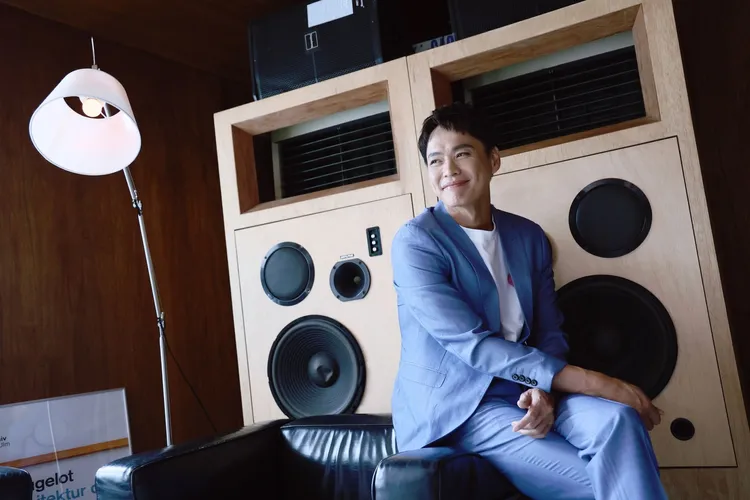 黃鐙輝對資產配置態度樂觀。彭欣偉攝