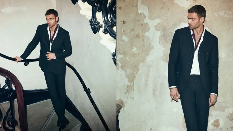 john varvatos本季注重硬朗線條與柔和手感的對比。品牌提供