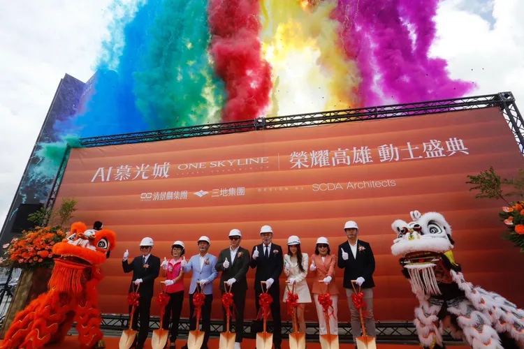 三地攜手清景麟將推出大樓預售案首期「AI慕光城」，房價每坪挑戰均價55萬元，將在第4季公開銷售。葉家銘攝