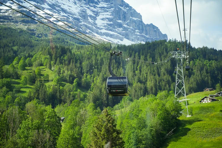 「艾格峰快線(Eiger Express)」三索纜車於2020年12月5日啟用。田欣雲攝影