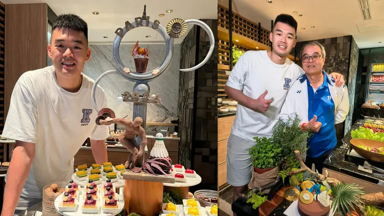 王齊麟一家人前往餐廳慶祝父親節。翻攝王齊麟臉書