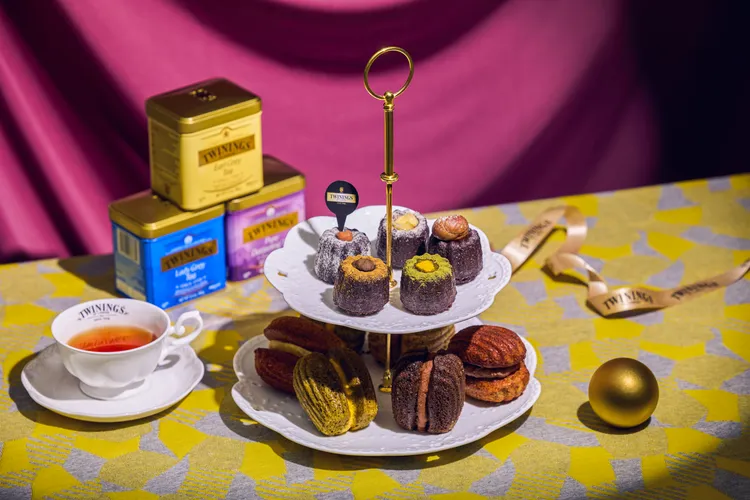 玖零製菓以五種唐寧茶款，研製適合中秋的茶味可麗露與瑪德蓮。業者提供