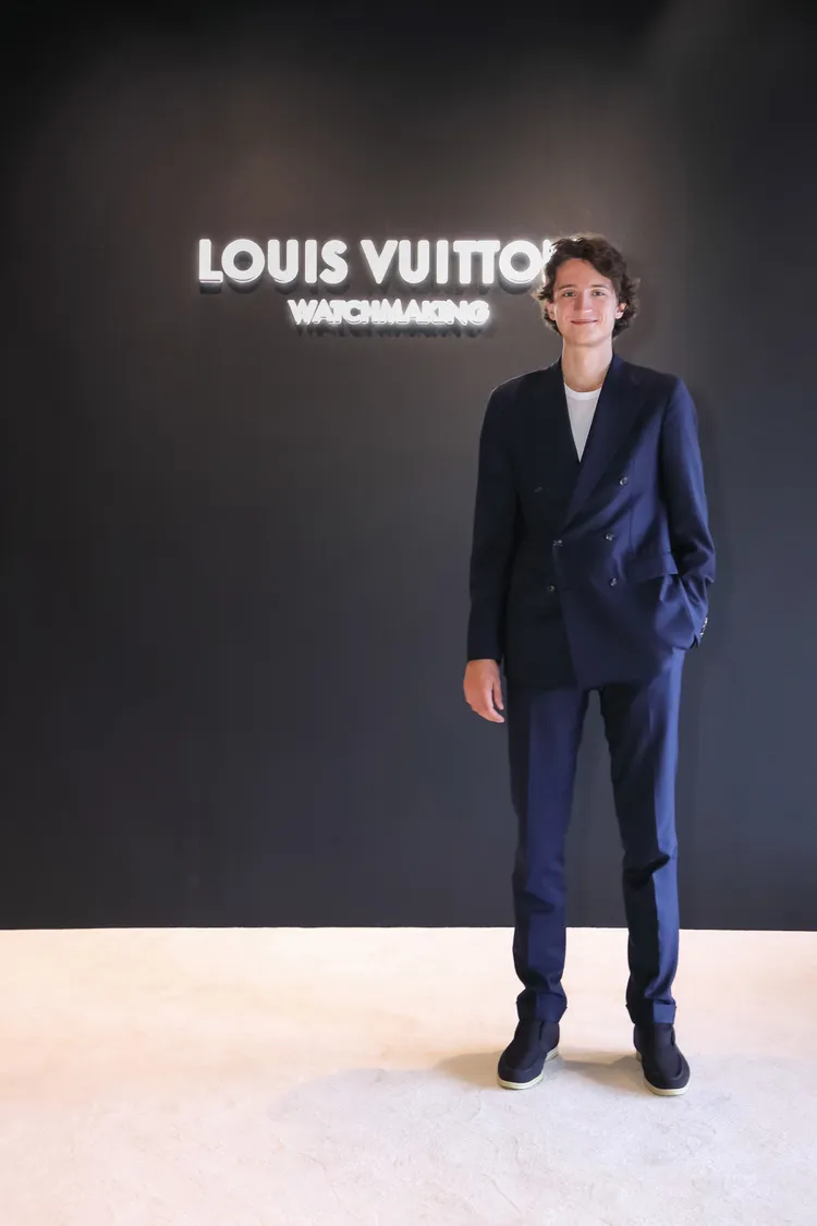 LVMH集團小王子Jean Arnault為了LV頂級珠寶展來台。品牌提供