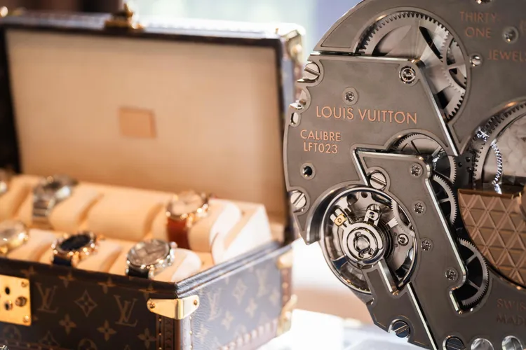 LV頂級珠寶展高級藝術腕錶展區。品牌提供