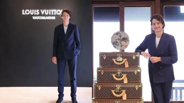 LVMH集團小王子Jean Arnault為了LV頂級珠寶展來台。品牌提供