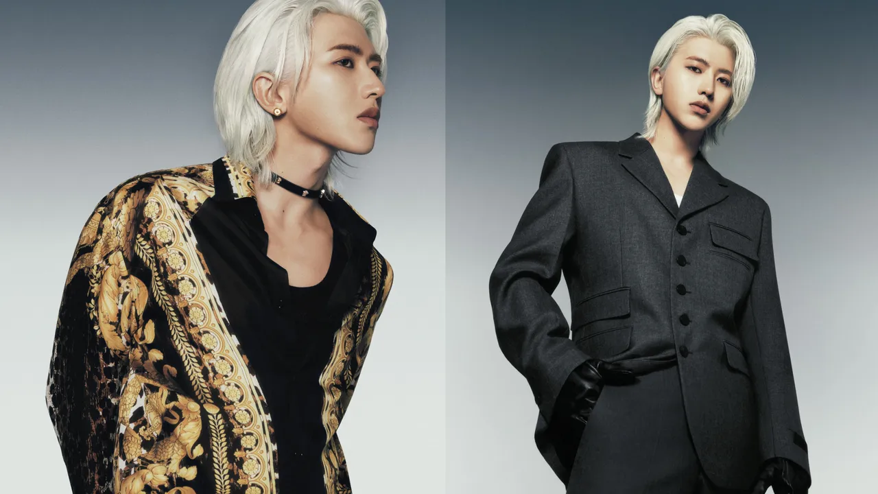 蔡徐坤演繹VERSACE 2024年秋冬系列。品牌提供