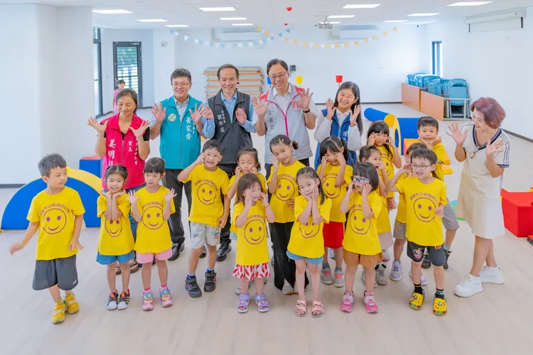 市立桃園幼兒園落成啟用。桃園市府提供