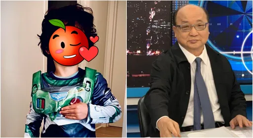 超萌！胡志強曬混血金孫「大眼捲髮」：與我大不同