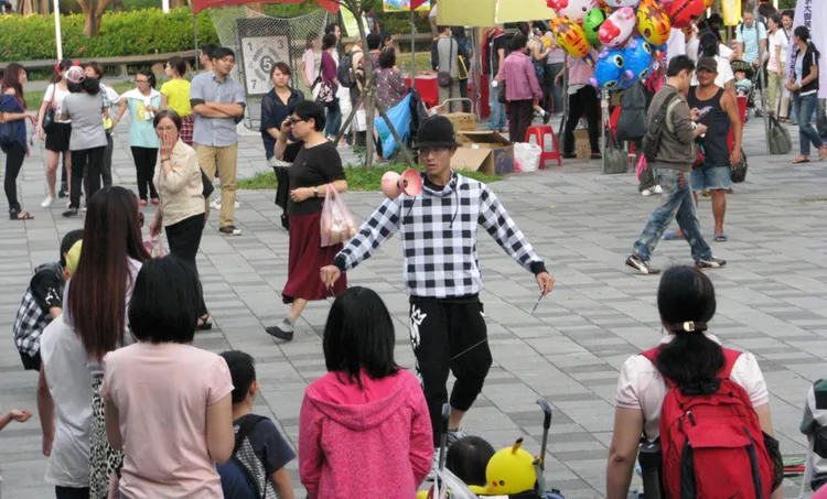 花博公園假日市集非常熱鬧。翻攝交通部觀光署觀網