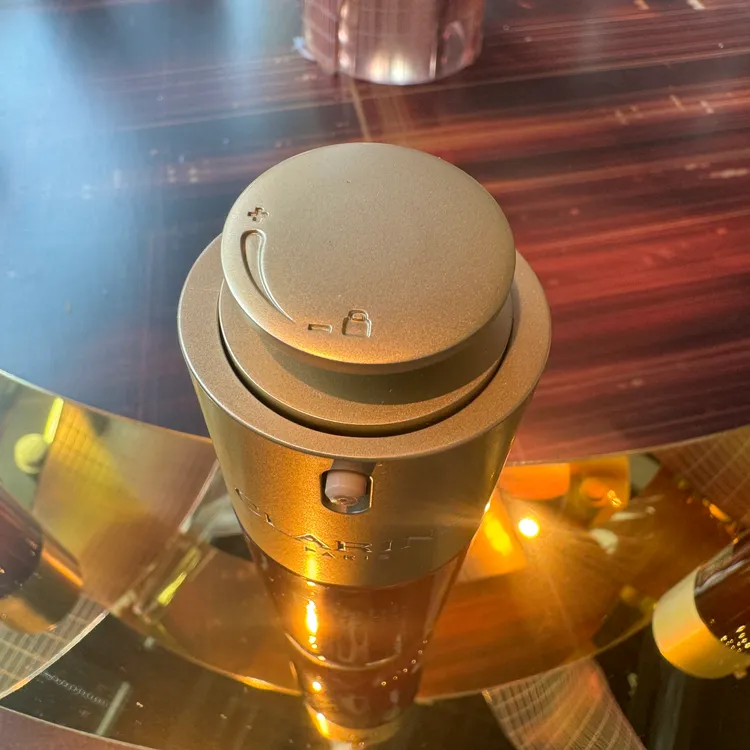 新版黃金轉轉鈕可隨心調整用量。張家玲攝