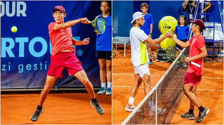 曾俊欣不敵法國第3種子穆勒獲得亞軍。翻攝自曾俊欣IG