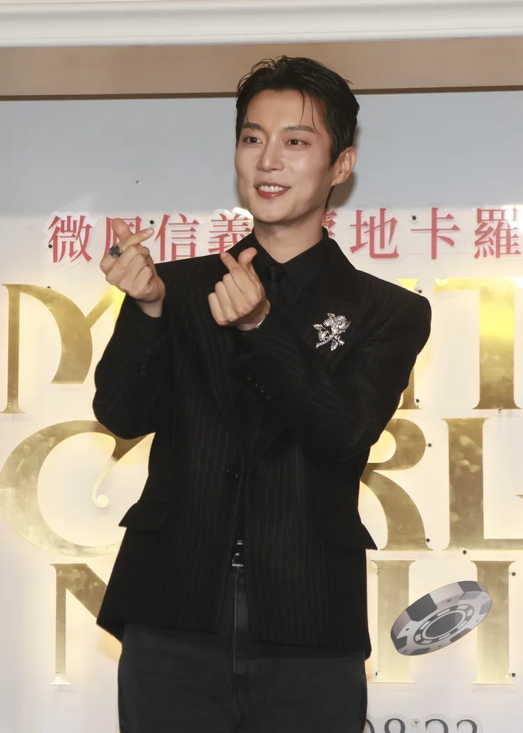 尹斗俊表示自己想要吃掉3碗牛肉麵。彭欣偉攝