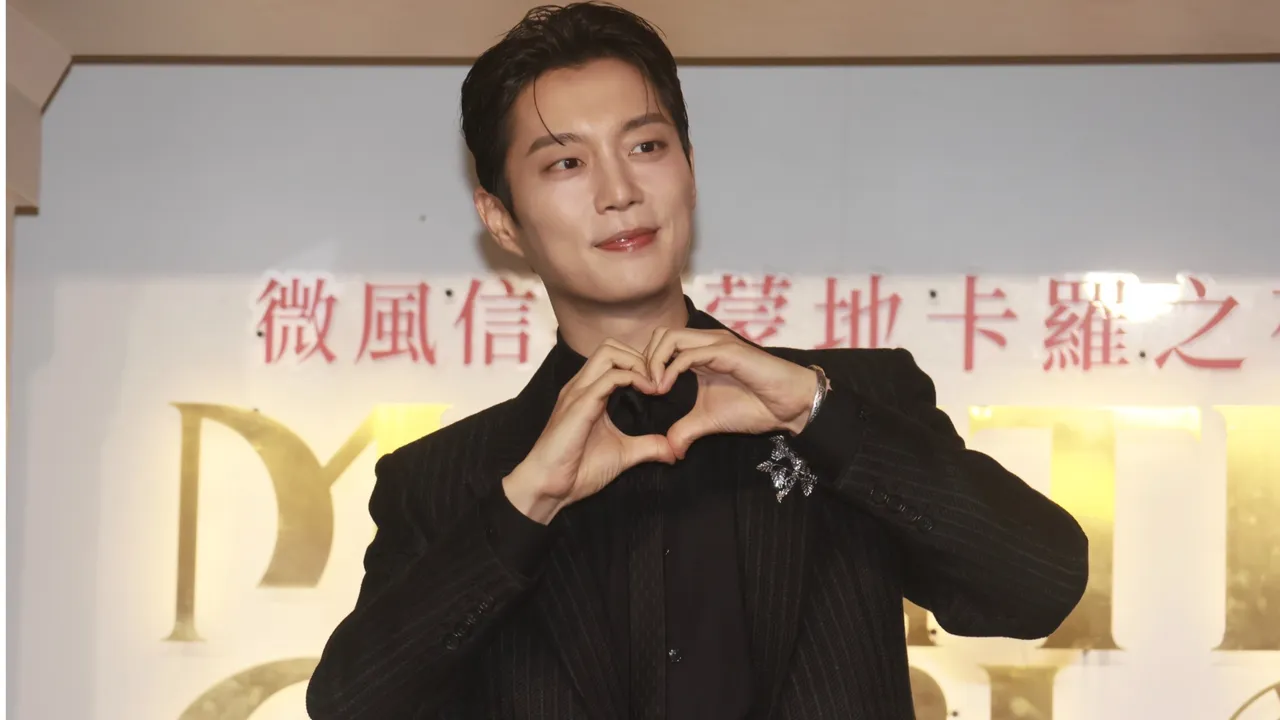 尹斗俊現身微風之夜。彭欣偉攝