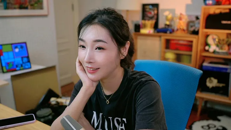 中國電競直播主「女流」石悅。翻攝自抖音