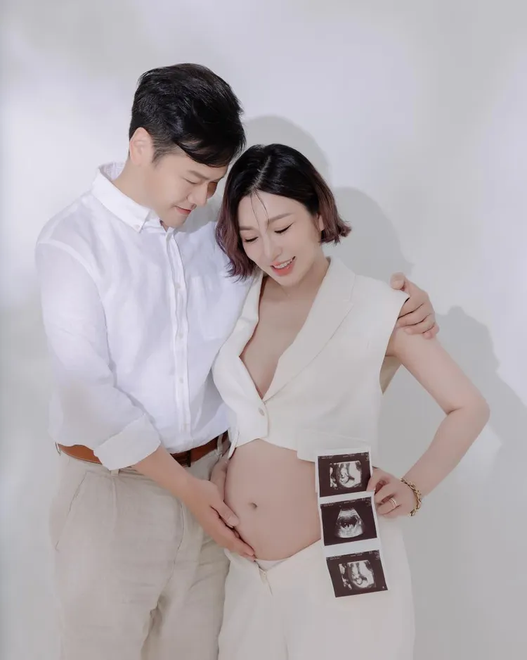 林可唯7年前凍卵，現解凍存活率百分百成功懷孕。翻攝林可唯臉書