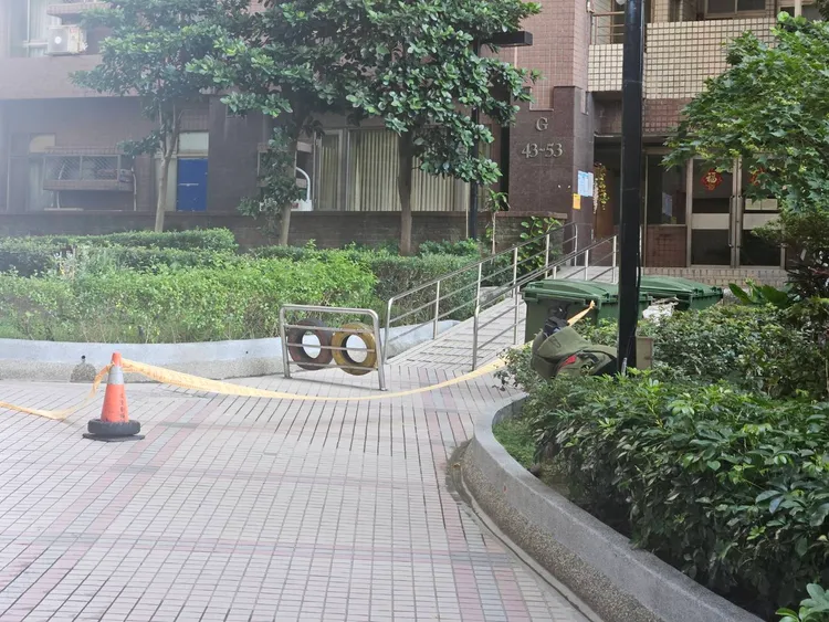 軍警封鎖現場。蘆竹警分局提供