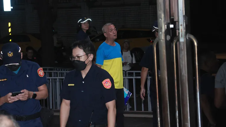 抗議民眾。彭欣偉攝