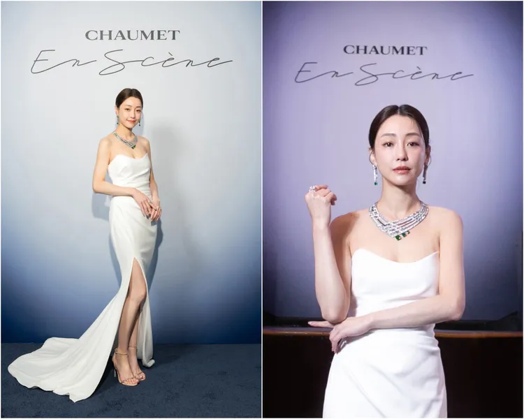 謝欣穎今日全身珠寶總價高達1.6億。品牌提供