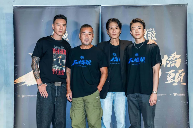 王陽明（左起）、龍天翔、喜翔和張懷秋。曼尼娛樂提供