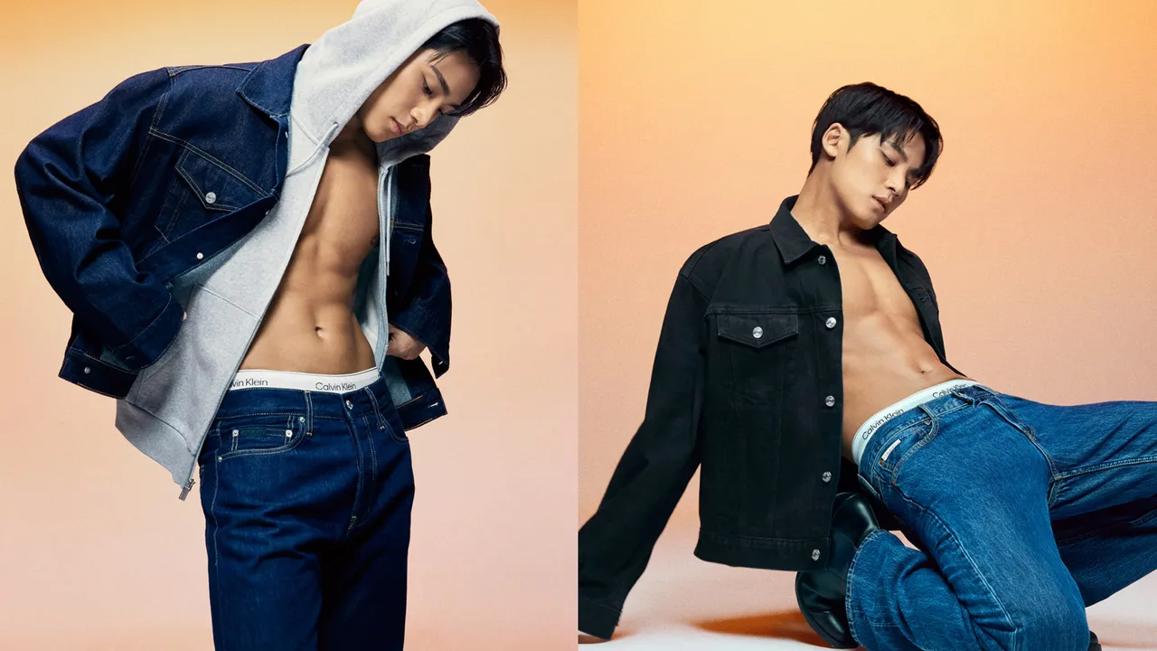 珉奎演繹Calvin Klein秋季丹寧系列形象廣告。品牌提供