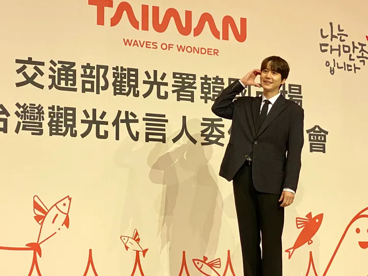 圭賢擔任韓國市場的台灣觀光代言人。莊偉祺攝