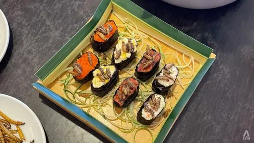 影片|想來點昆蟲壽司嗎? 星國食品局官宣16種可食用昆蟲