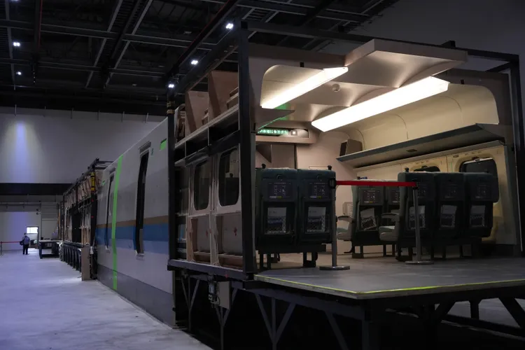 高鐵智能攝影棚。華影國際提供