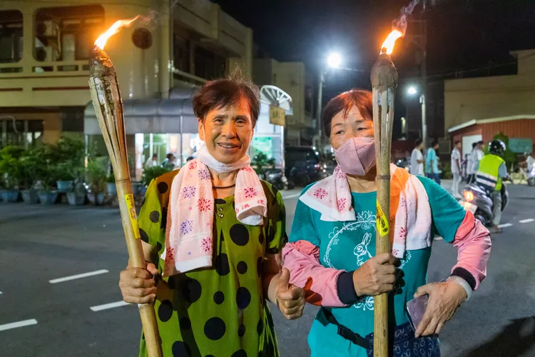 不少民眾從外地特別趕來參加。嘉義縣政府提供
