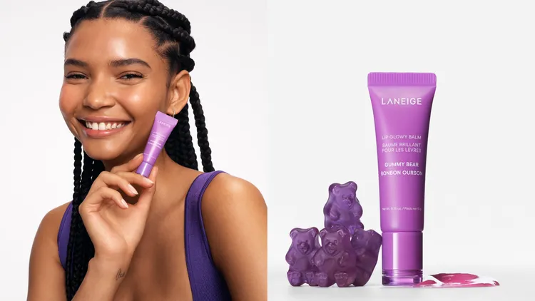 蘭芝果凍水光潤唇膏#小熊軟糖。品牌提供