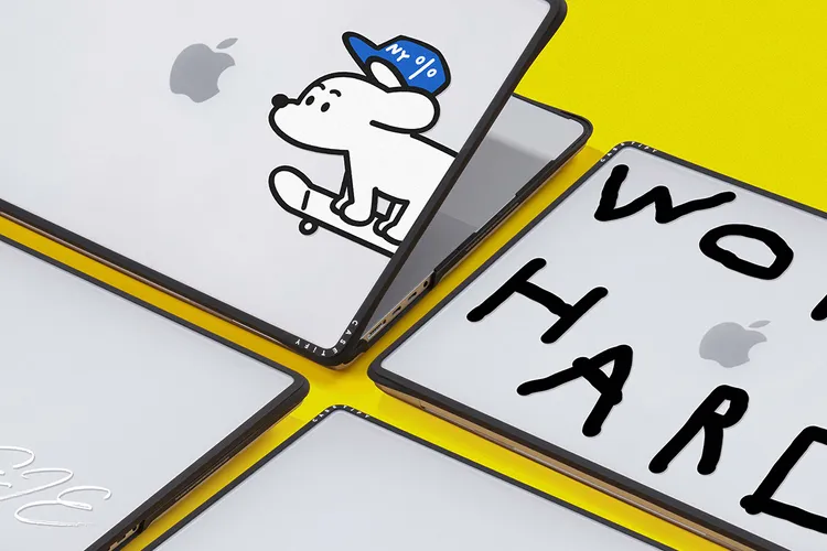 CASETiFY MacBook筆記型電腦強悍防摔保護殻，針對容易遭遇碰撞的四角優化凸起的防撞保護角。CASETiFY 提供